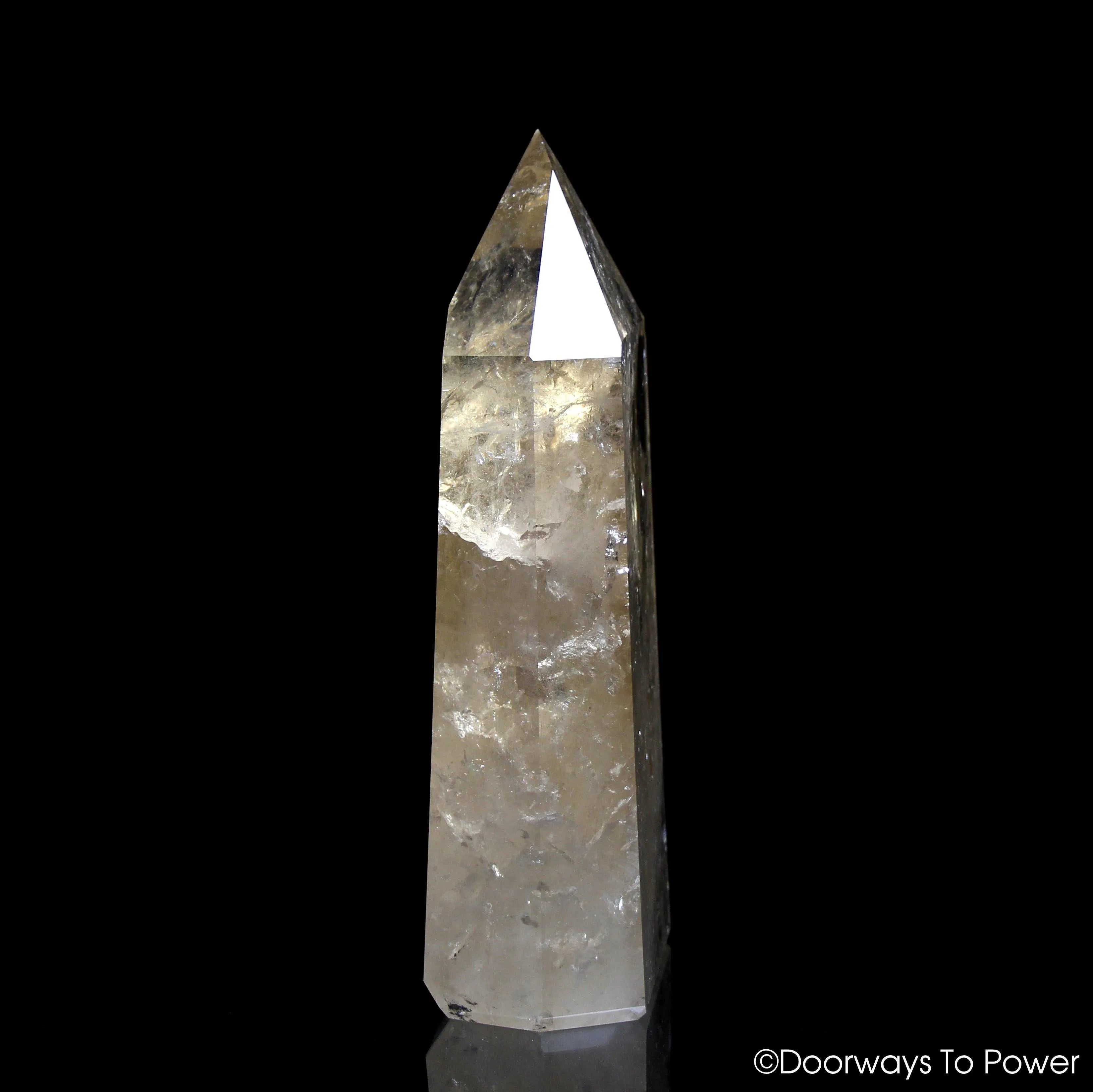 12" John of God Citrine Abundance Accumulator Casa Crystal Altar Stone 13 lbs