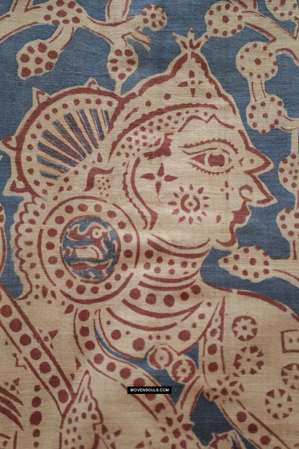 1641 SOLD Large Gujarat Ceremonial Cloth with a Row of Female Musicians