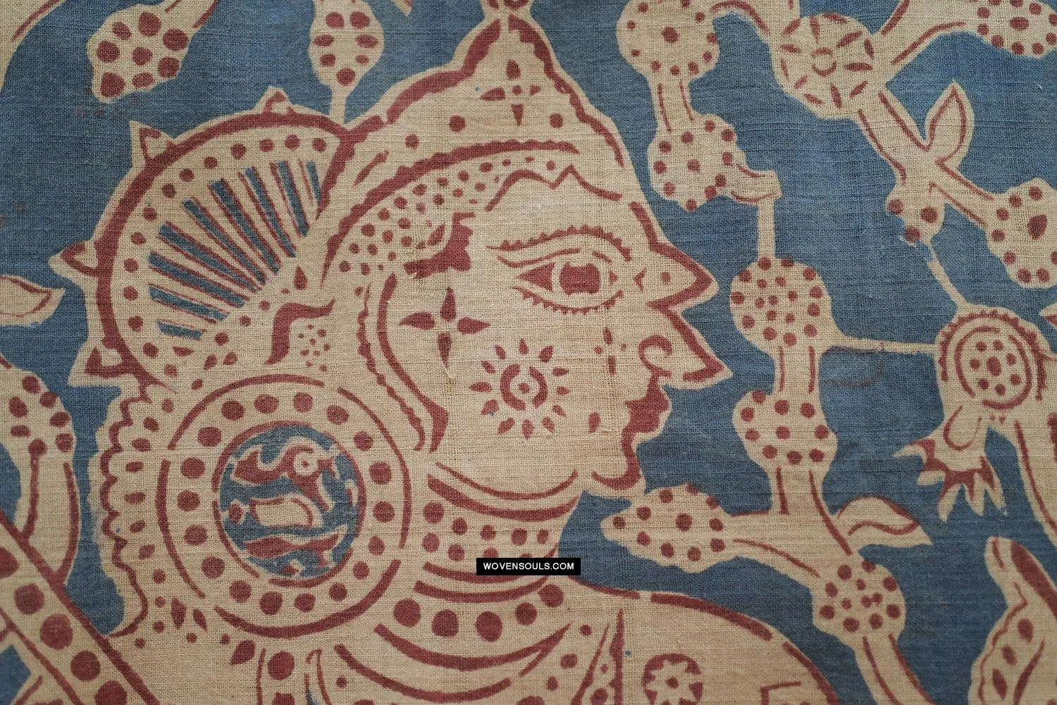 1641 SOLD Large Gujarat Ceremonial Cloth with a Row of Female Musicians