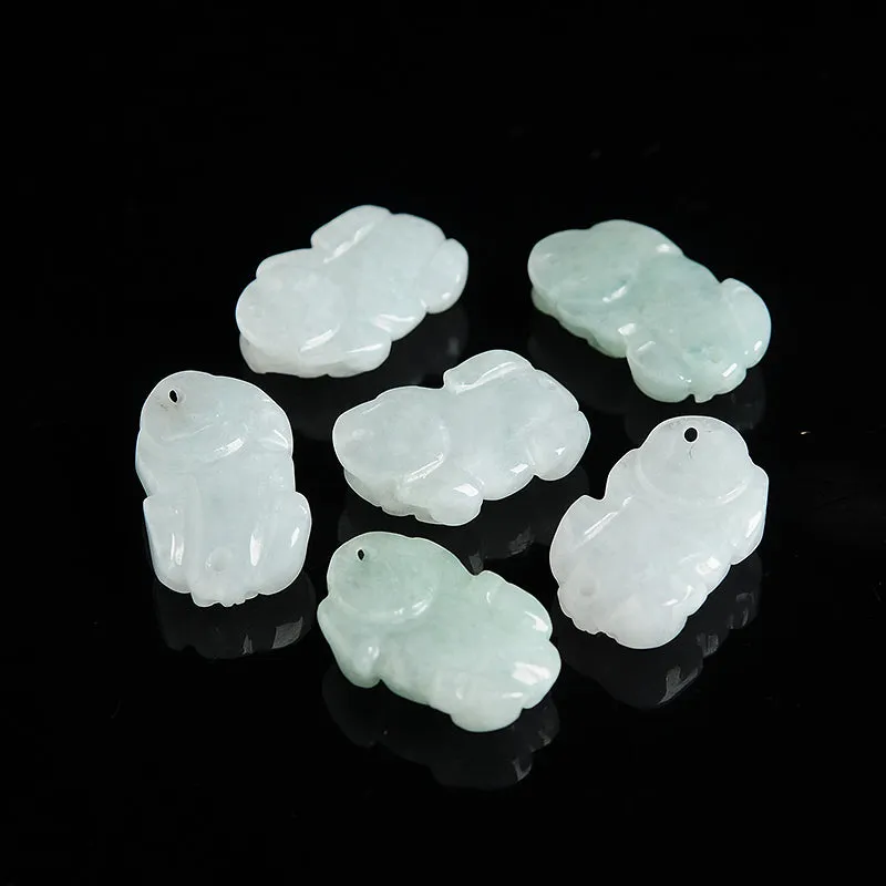 22X13X6mm Natural Jade Beads Jadeite Pixiu Bead WBD59