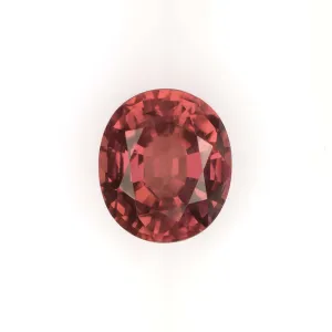 2.36ct CERTIFIED CEYLON PADPARADSCHA SAPPHIRE ORANGE PINK NATURAL LOOSE OVAL CUT