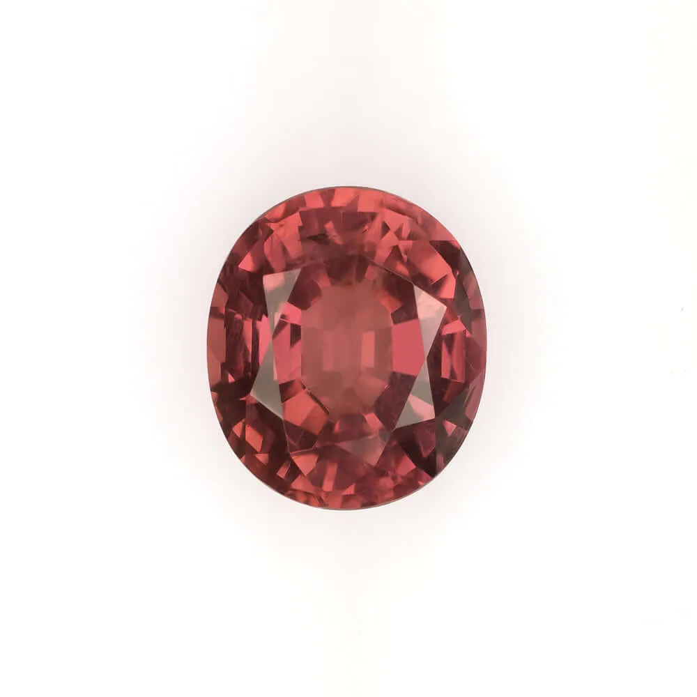 2.36ct CERTIFIED CEYLON PADPARADSCHA SAPPHIRE ORANGE PINK NATURAL LOOSE OVAL CUT