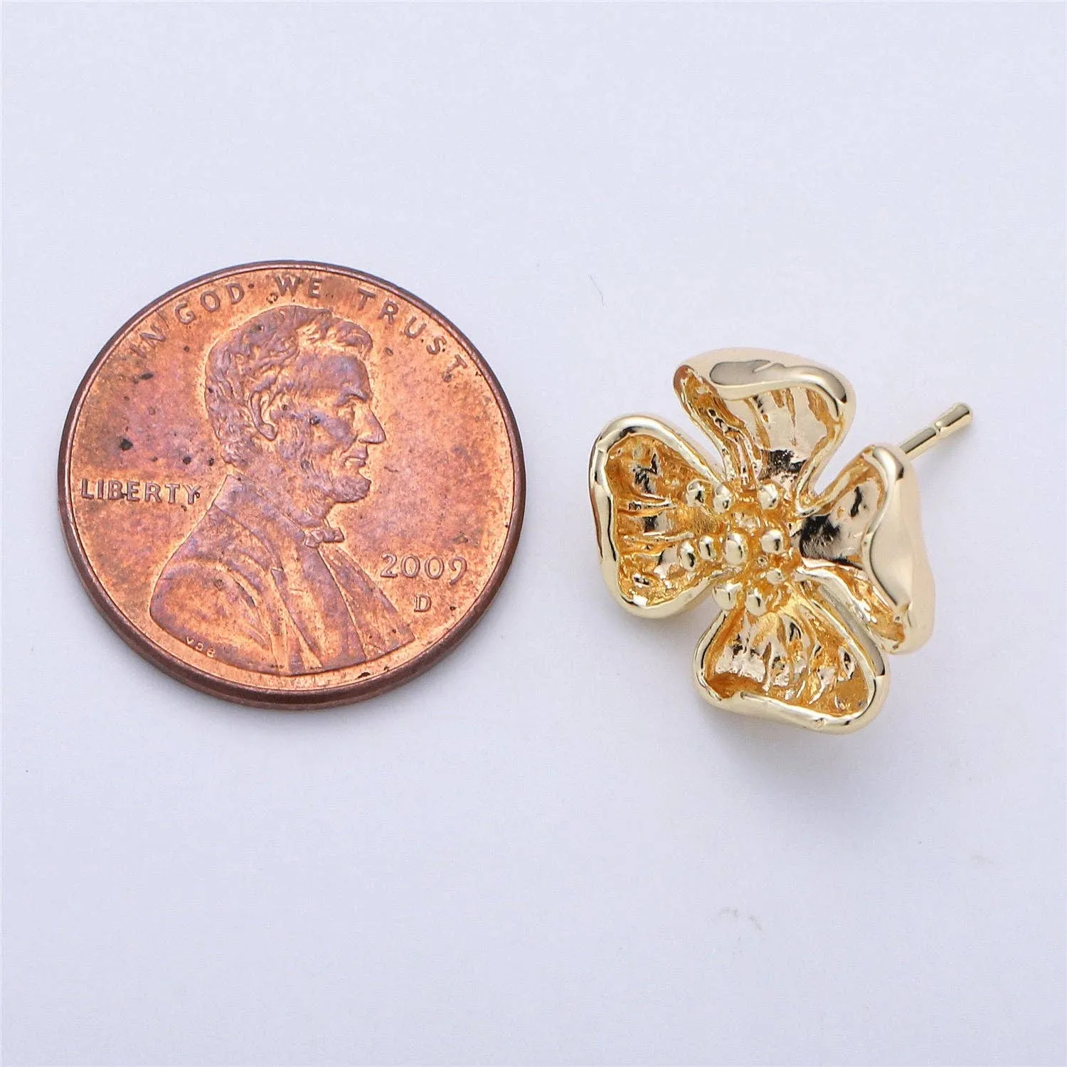 Aim Eternal - Gold Filled Flower Stud