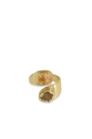 Alemais Raw Ring - Gold