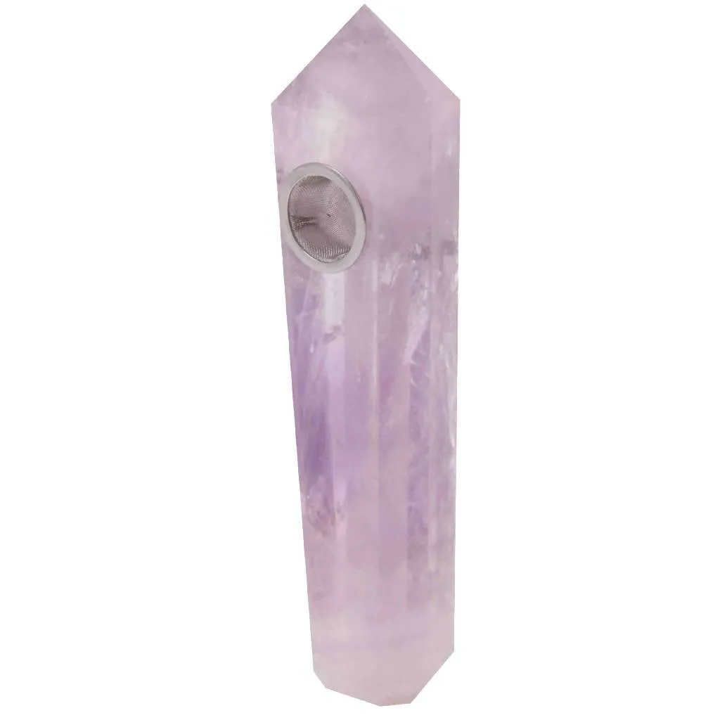 Amethyst Crystal Pipe