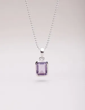 Amethyst Gemstone Mini Pendant