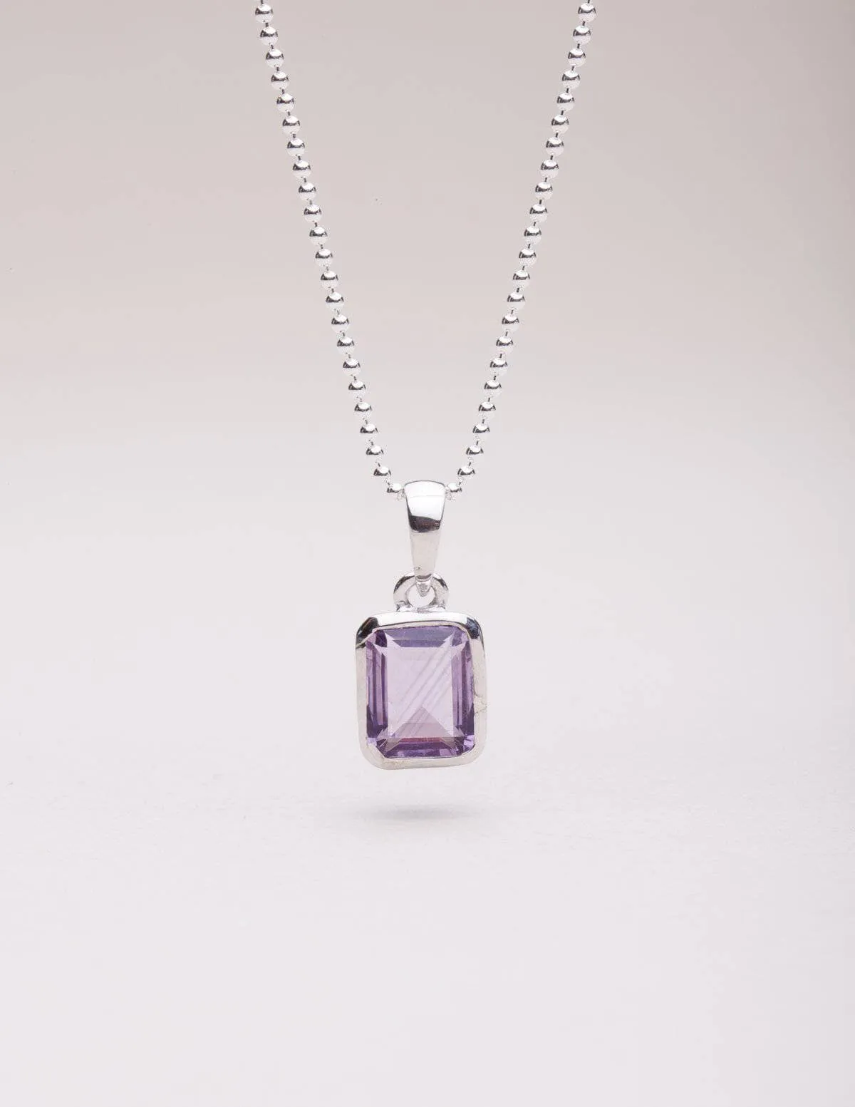 Amethyst Gemstone Mini Pendant