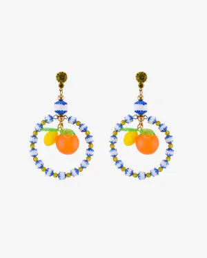 APEROL FRUTTA HOOP EARRINGS