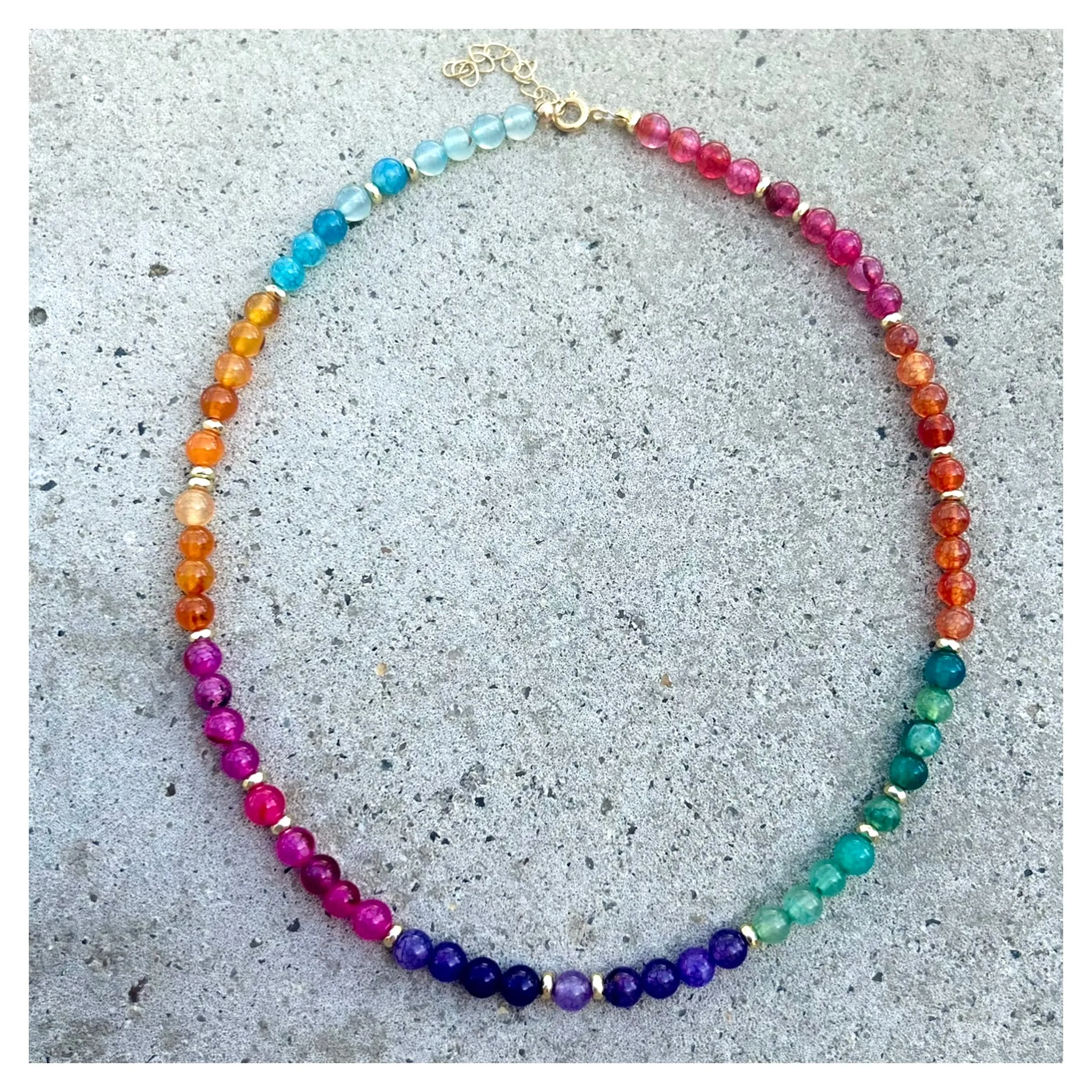 Brights Multi Small Dragibus Necklace