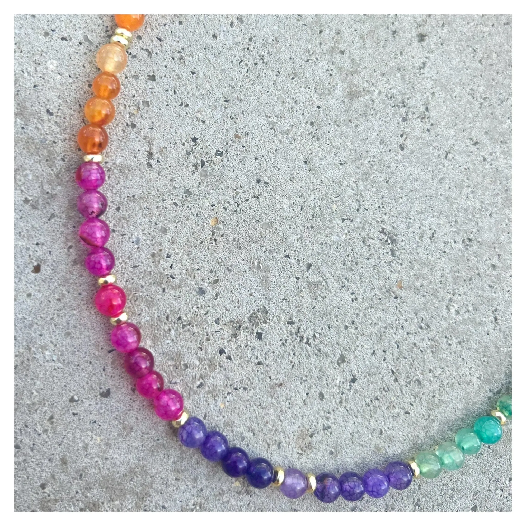 Brights Multi Small Dragibus Necklace