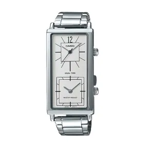 Casio Ladies' Fashion Enticer Series Silver Stainless Steel Watch LTPE151D-7B LTP-E151D-7B