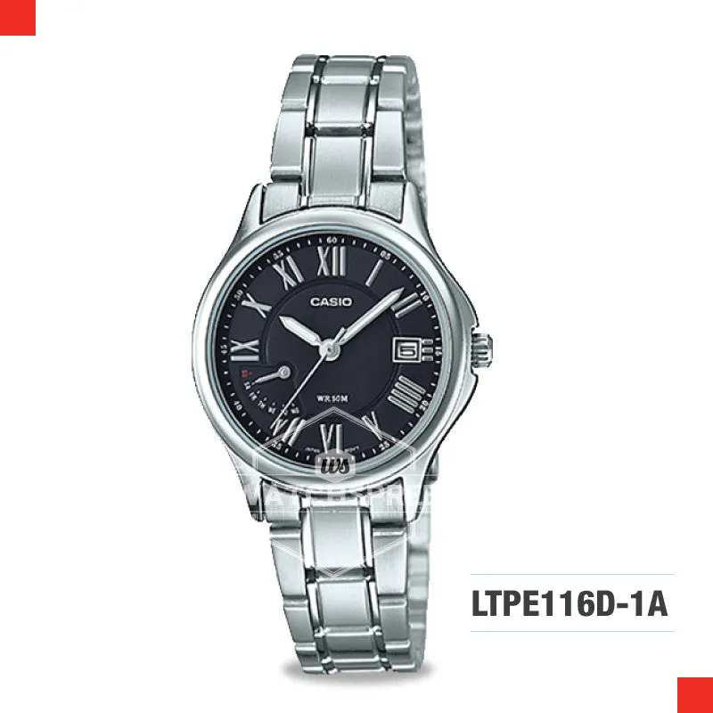 Casio Ladies Watch LTPE116D-1A