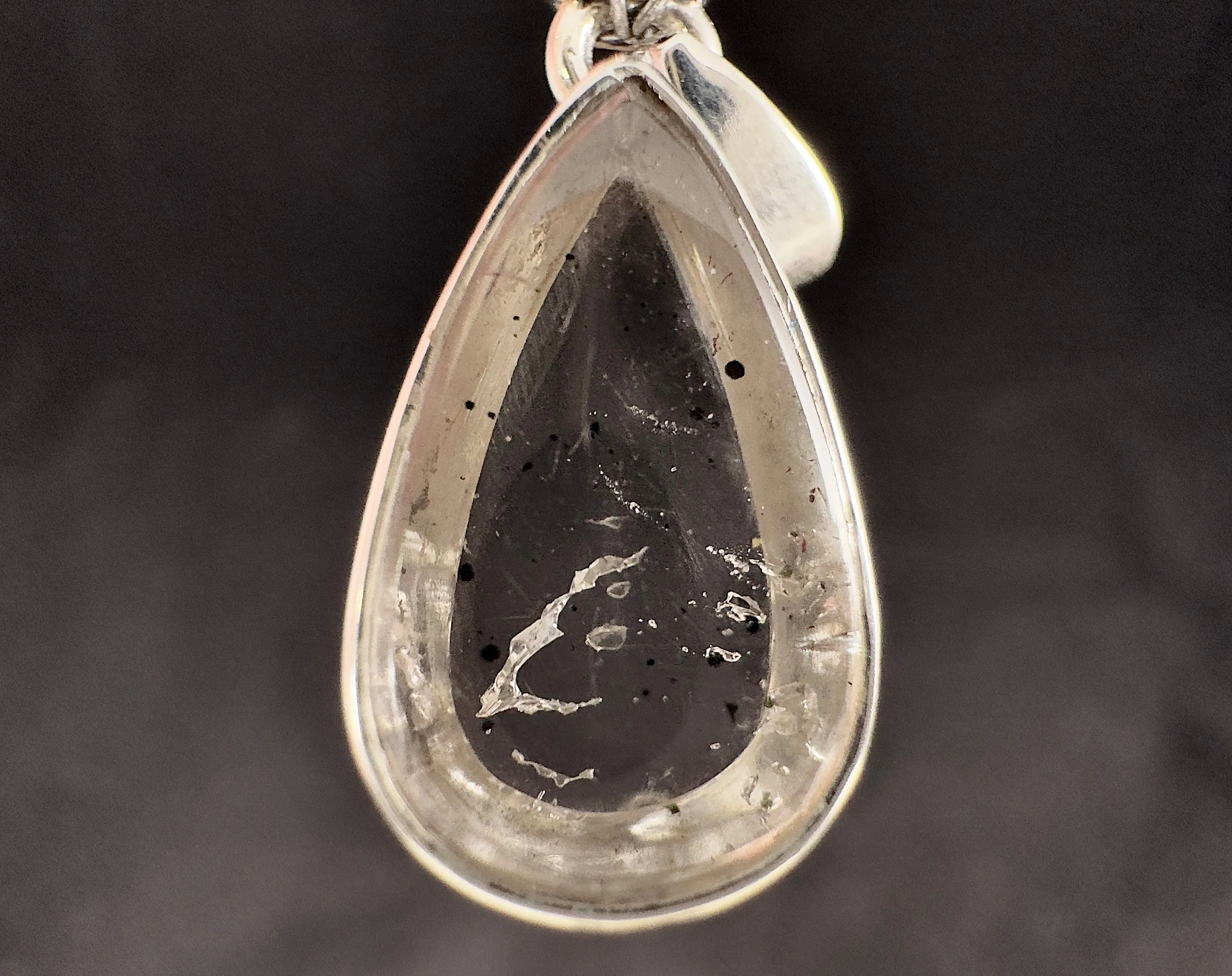 COVELLITE Pink Fire Quartz Crystal Pendant - Fine Jewelry, Healing Crystals and Stones, 54292