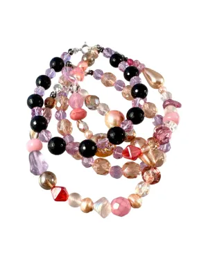 Faceted Crystal Bead Bracelet in Assorted Colors