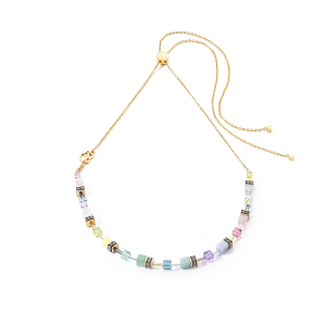 GeoCUBE® Iconic Nature Chain necklace pastel