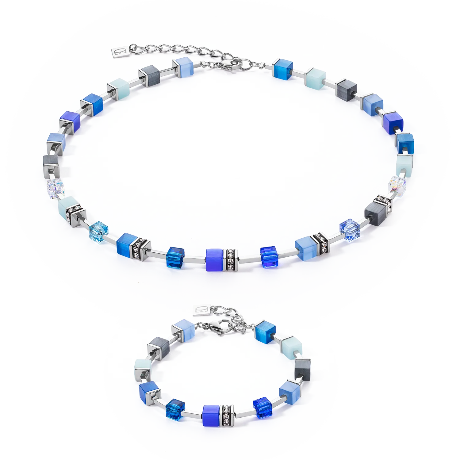 GeoCUBE® Iconic Pure Necklace Blue