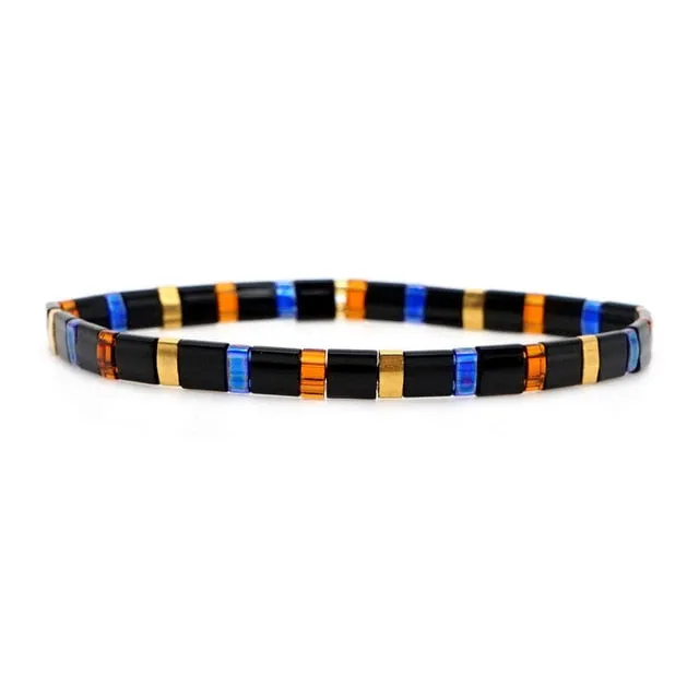 Go2boho Boho Miyuki Bracelet Jewellery For Women Gift Wholesale Tila Bracelets Glass Bead Pulseras Femme 2021 Summer Jewelry