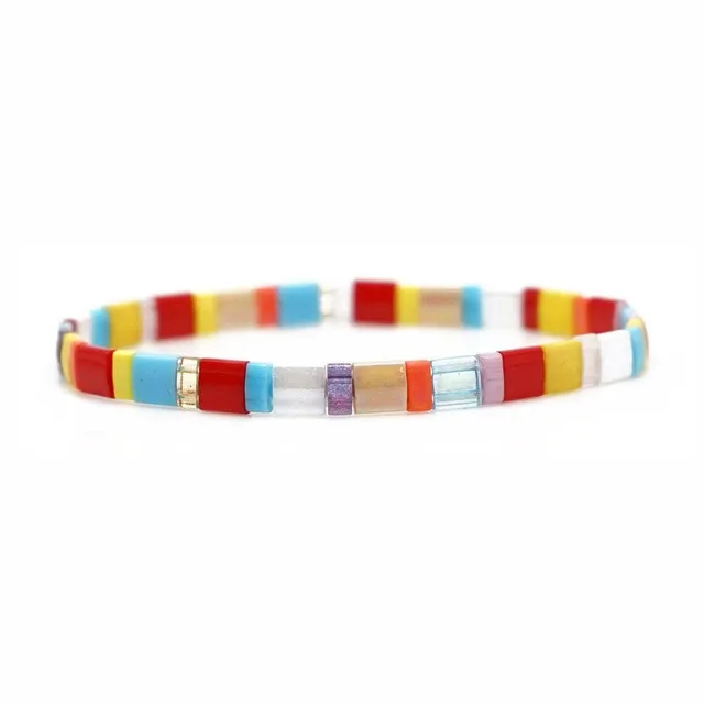 Go2boho Boho Miyuki Bracelet Jewellery For Women Gift Wholesale Tila Bracelets Glass Bead Pulseras Femme 2021 Summer Jewelry