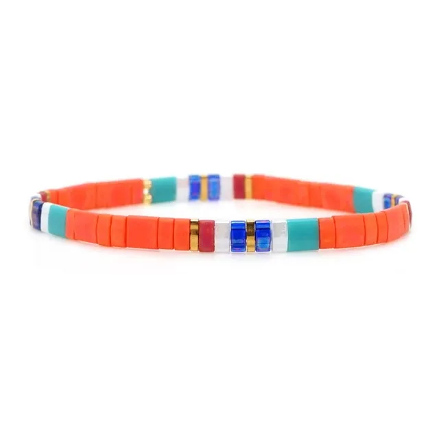 Go2boho Boho Miyuki Bracelet Jewellery For Women Gift Wholesale Tila Bracelets Glass Bead Pulseras Femme 2021 Summer Jewelry
