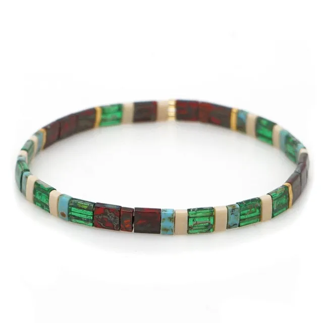 Go2boho Boho Miyuki Bracelet Jewellery For Women Gift Wholesale Tila Bracelets Glass Bead Pulseras Femme 2021 Summer Jewelry