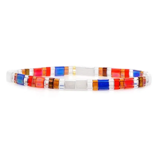 Go2boho Boho Miyuki Bracelet Jewellery For Women Gift Wholesale Tila Bracelets Glass Bead Pulseras Femme 2021 Summer Jewelry