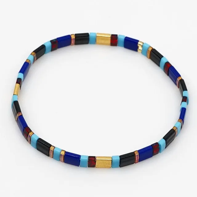 Go2boho Boho Miyuki Bracelet Jewellery For Women Gift Wholesale Tila Bracelets Glass Bead Pulseras Femme 2021 Summer Jewelry