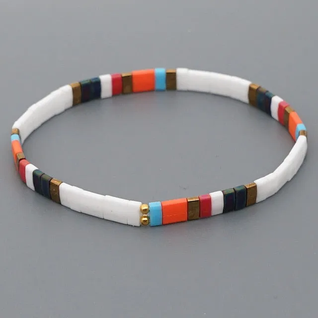 Go2boho Boho Miyuki Bracelet Jewellery For Women Gift Wholesale Tila Bracelets Glass Bead Pulseras Femme 2021 Summer Jewelry