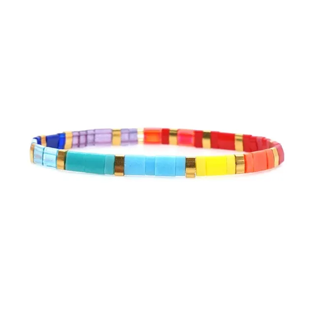 Go2boho Boho Miyuki Bracelet Jewellery For Women Gift Wholesale Tila Bracelets Glass Bead Pulseras Femme 2021 Summer Jewelry