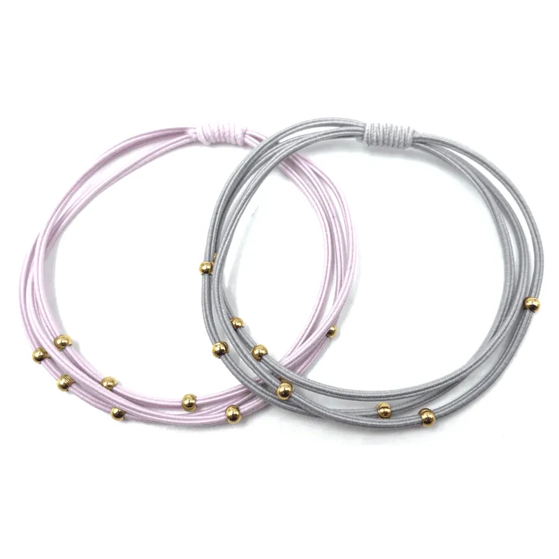 Gray & Pink Hair Bands