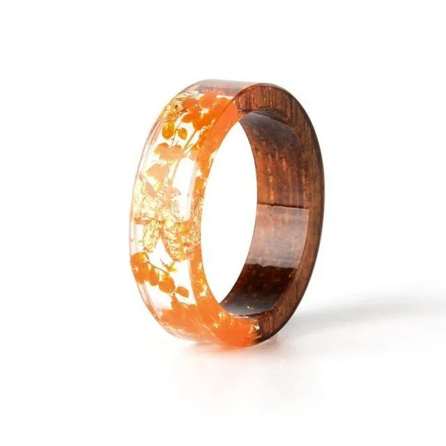 Handmade Colorful Wood Love Ring