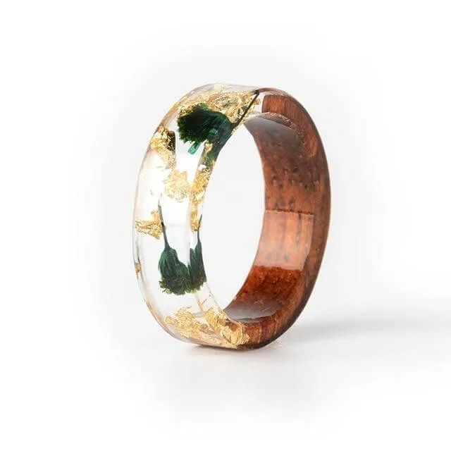 Handmade Colorful Wood Love Ring