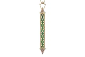 Jade Cylinder Pendant