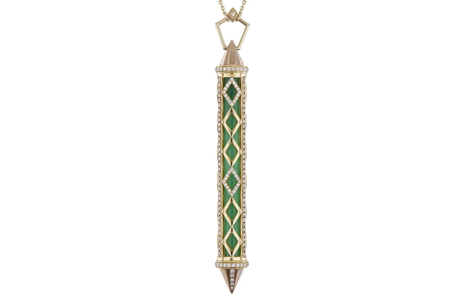 Jade Cylinder Pendant