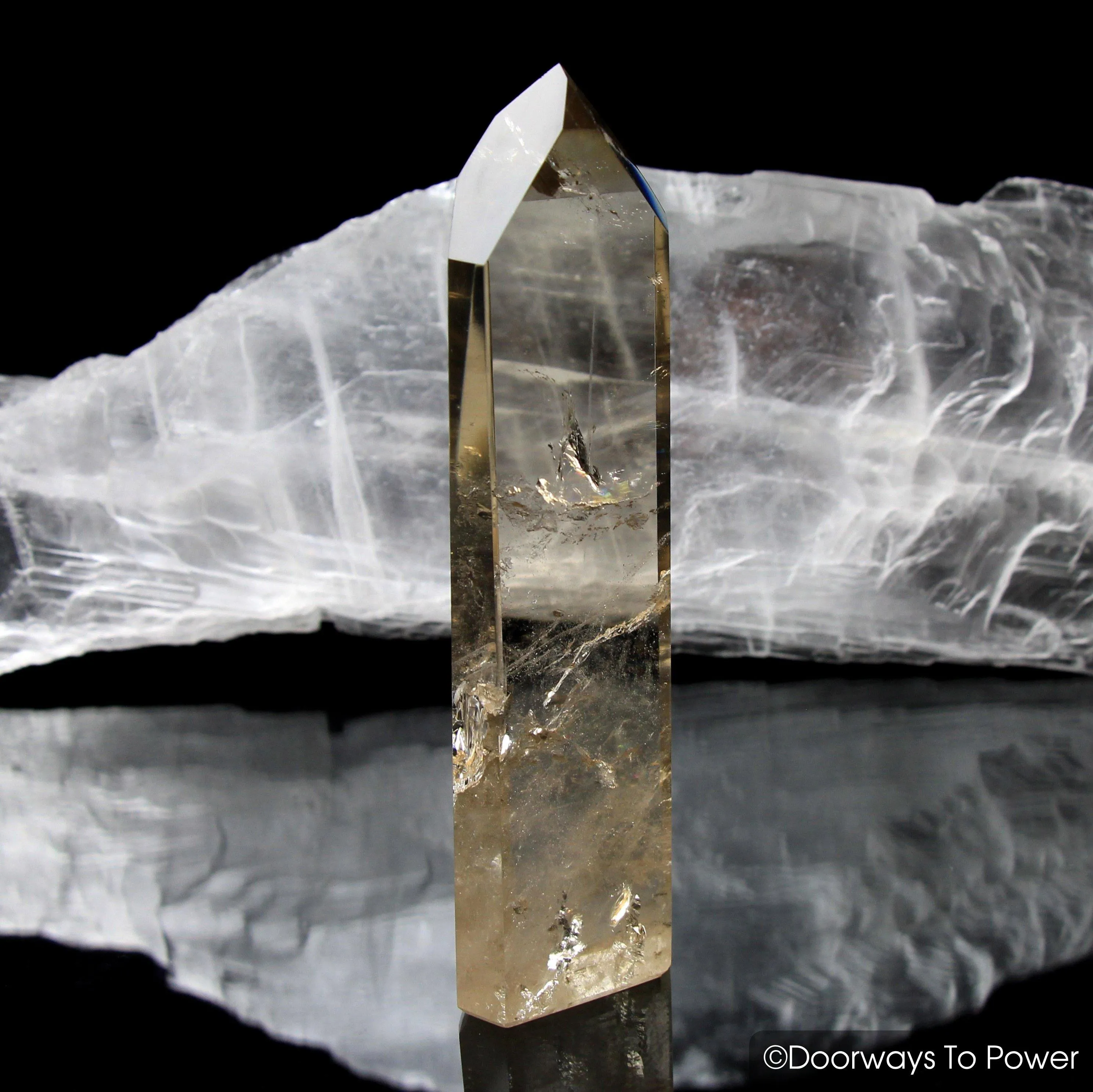 John of God Quartz Crystal & Temple Heart Dow 'Prosperity Goddess'