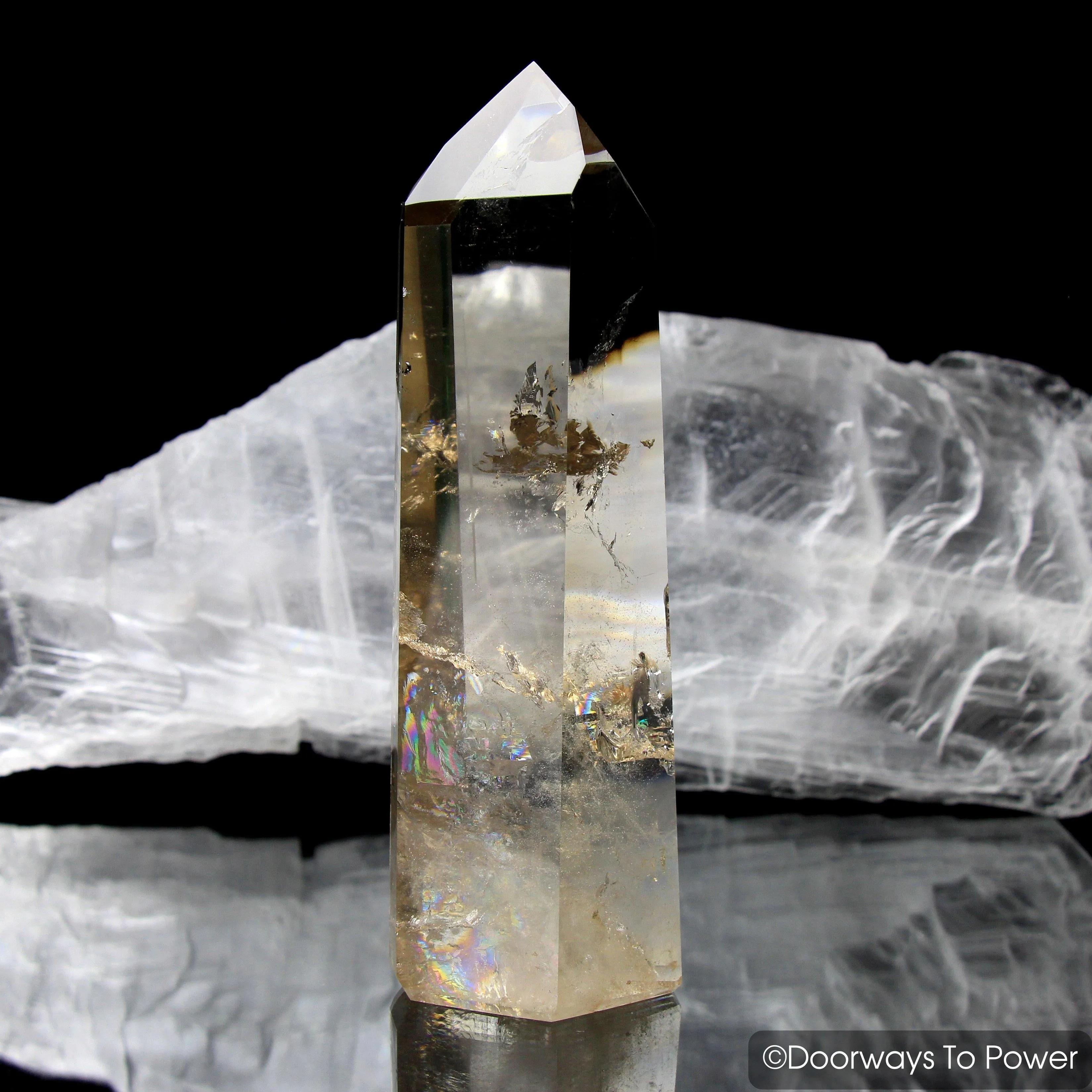 John of God Quartz Crystal & Temple Heart Dow 'Prosperity Goddess'