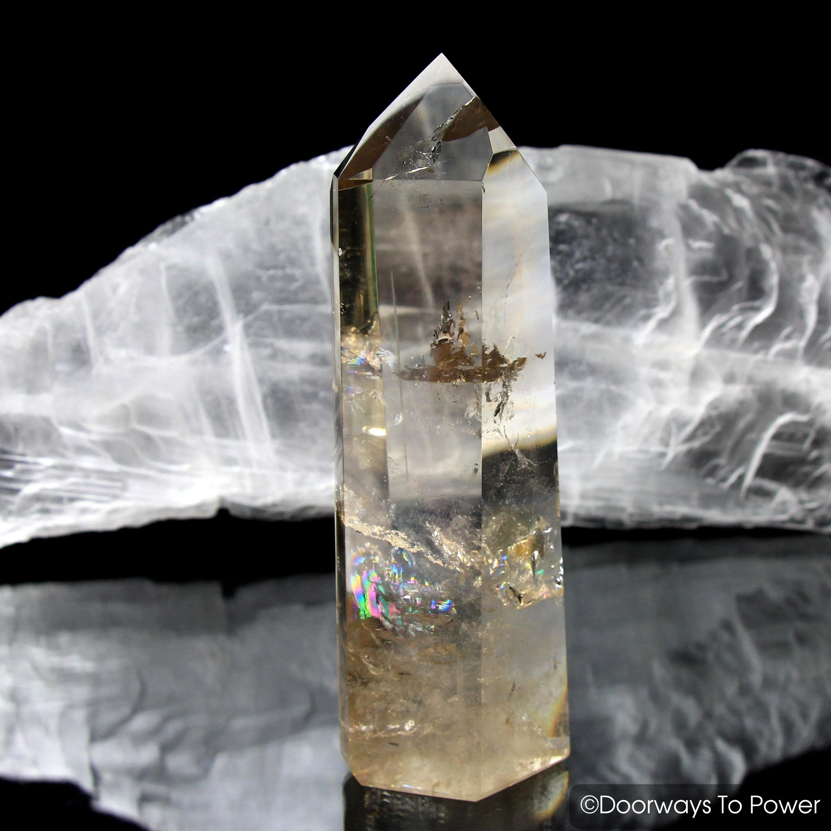 John of God Quartz Crystal & Temple Heart Dow 'Prosperity Goddess'