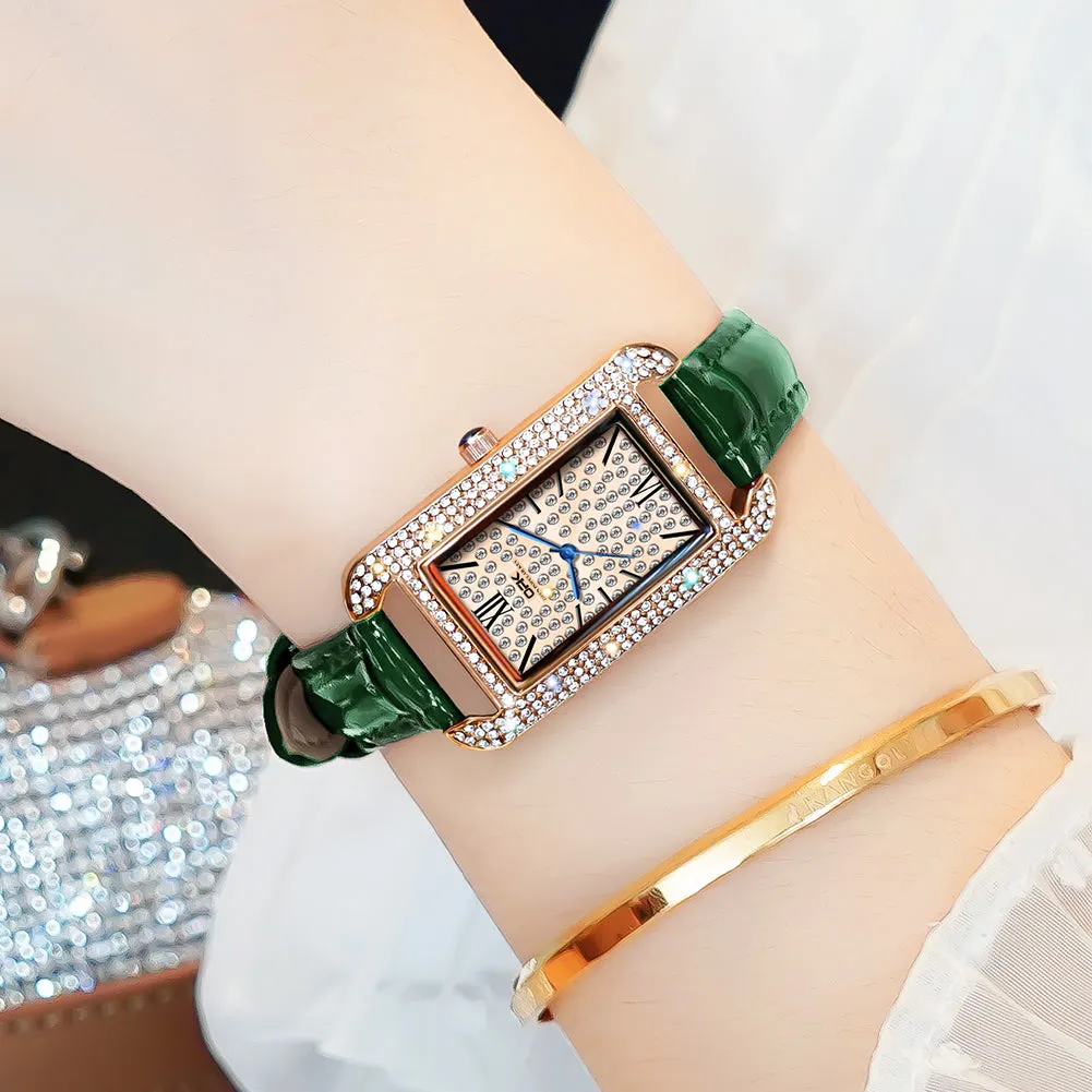 Light luxury retro women's quartz watch W06OPK88617-GN