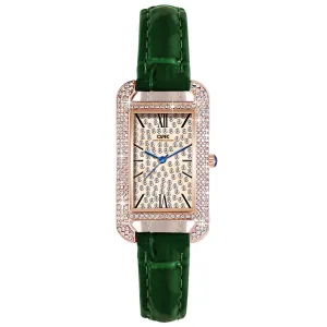 Light luxury retro women's quartz watch W06OPK88617-GN