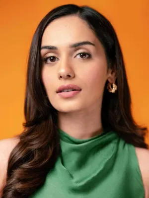 Manushi Chhillar In Dainty Huggie Hoop Earrings