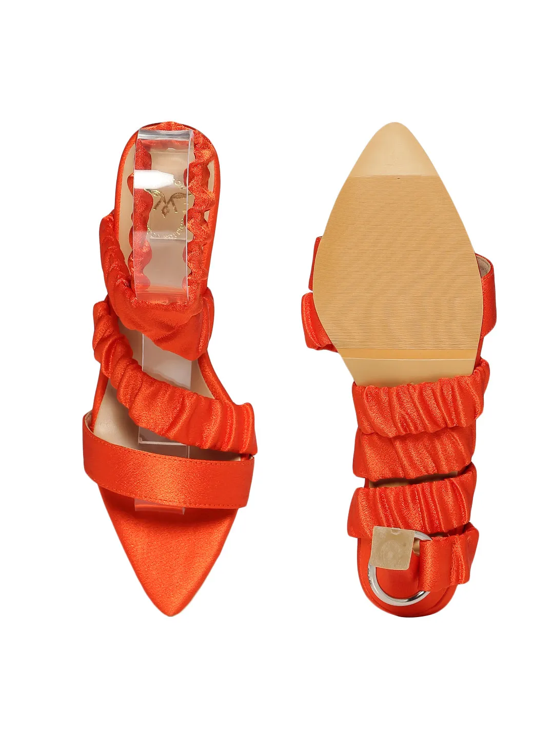 Nagpur Orange 5 in 1 Heels