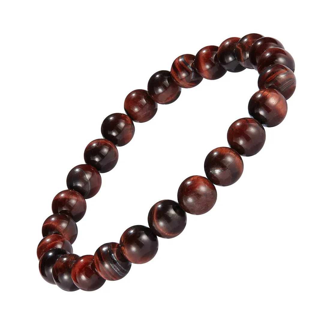 Natural Gem Beads Flex Bracelet