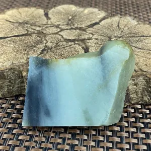 Natural Hetian Jade Rough Nephrite Raw (72g,4.6X3.4X1.6cm)