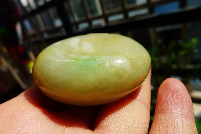 Natural Jade Rough Jadeite Raw (121g,5.45X1.9cm)