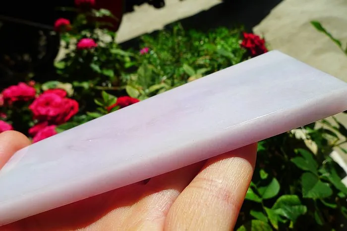 Natural Jade Rough Jadeite Raw (128g,11.8X4.5X0.8cm)