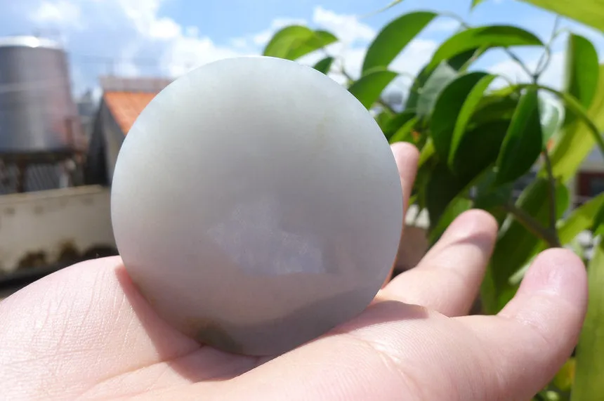 Natural Jade Rough Jadeite Raw (140g,5.2X5.2X1.9cm)