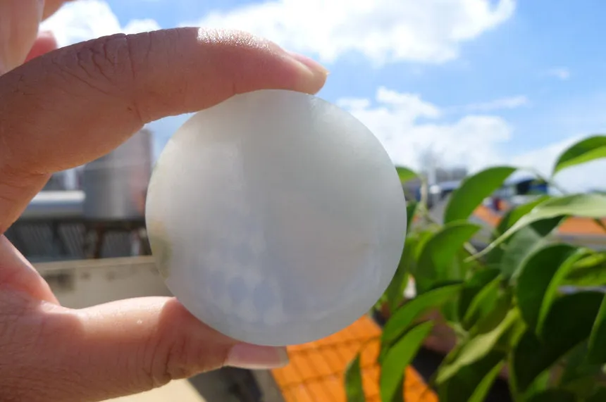 Natural Jade Rough Jadeite Raw (140g,5.2X5.2X1.9cm)