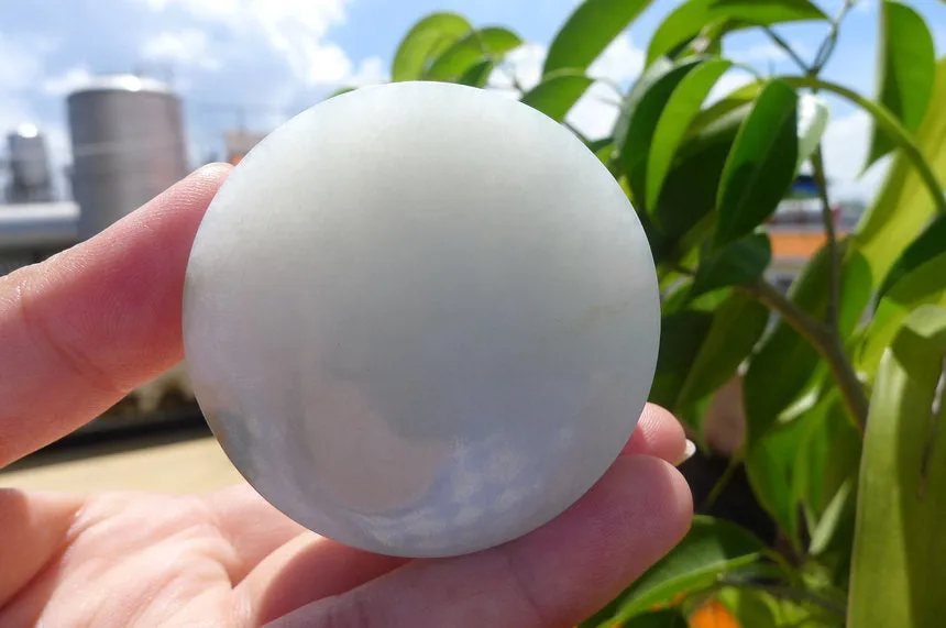 Natural Jade Rough Jadeite Raw (140g,5.2X5.2X1.9cm)