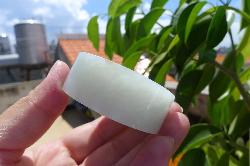 Natural Jade Rough Jadeite Raw (140g,5.2X5.2X1.9cm)