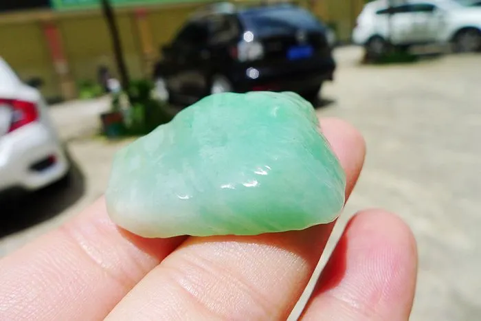 Natural Jade Rough Jadeite Raw (19g,3.5X2.8X1cm)