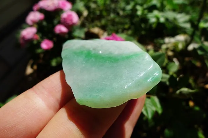 Natural Jade Rough Jadeite Raw (20g,5.7X3.5X0.45cm)